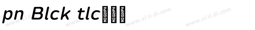 Opun Black Italic字体转换